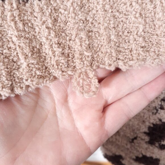 Nordstrom Rack Soft Chenille Cocoon Cardigan One Size Leopard 329A - Picture 4 of 7